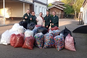 Более тонны пластиковых крышек собрали в двух муниципалитетах Кубани